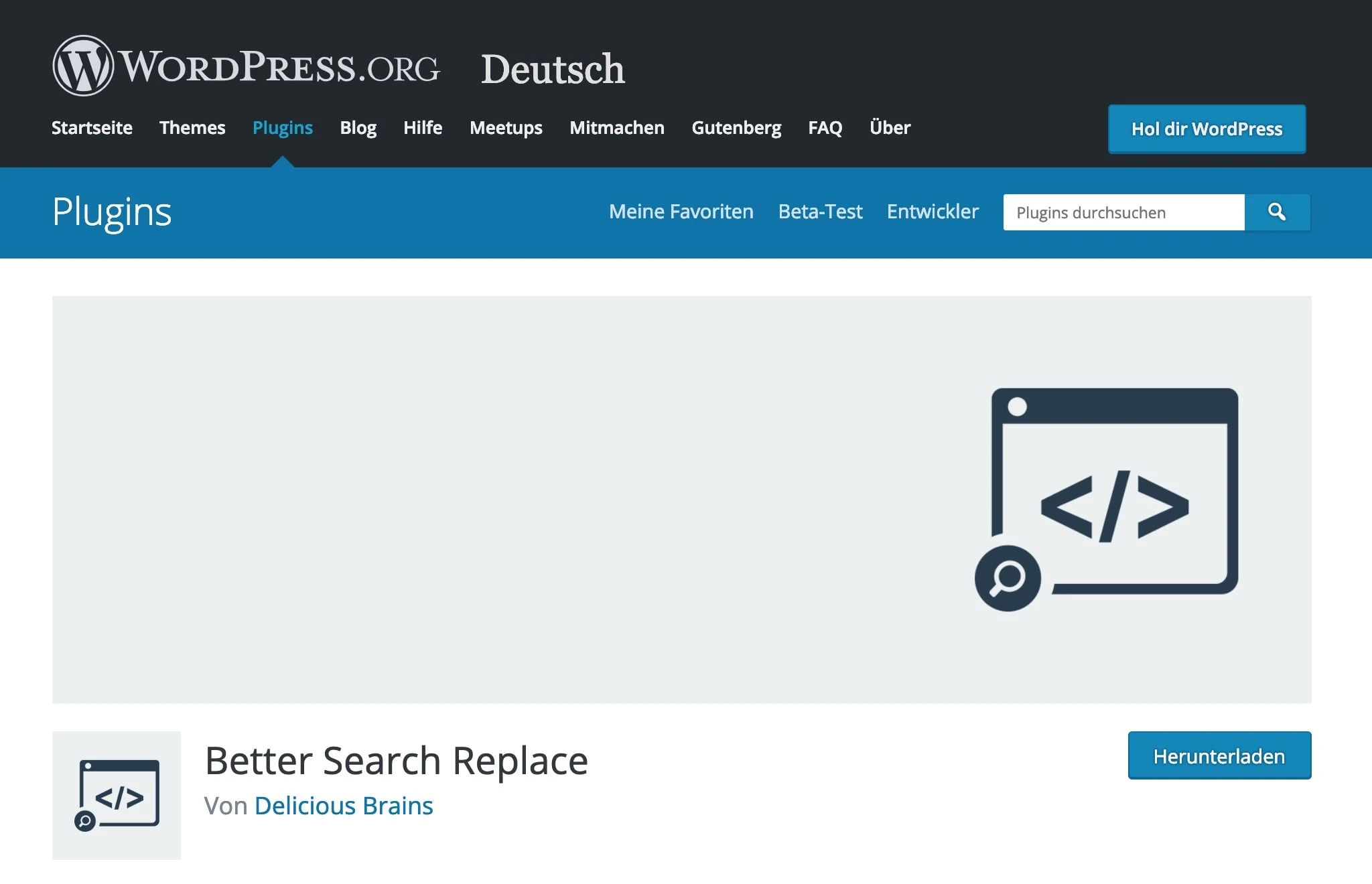 Better Search Replace