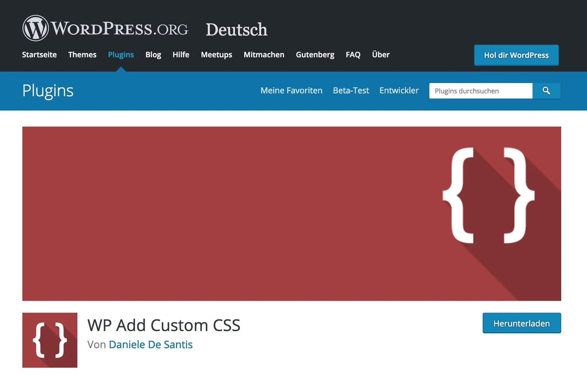 WP Add Custom CSS