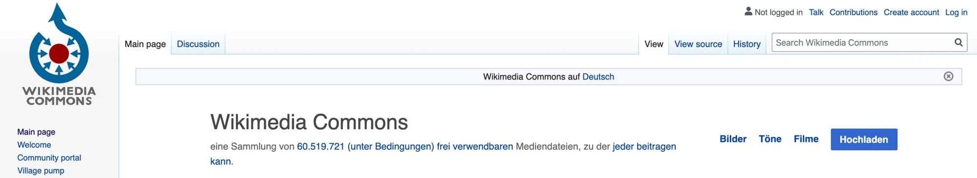 Wikimedia Commons ist die Datenbank von Wikipedia
