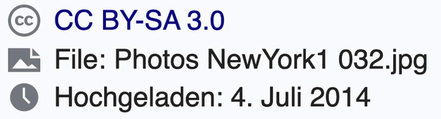 Der Creative Commons Hinweis auf Wikipedia definiert genau, was du mit einem Bild machen darfst und was nicht