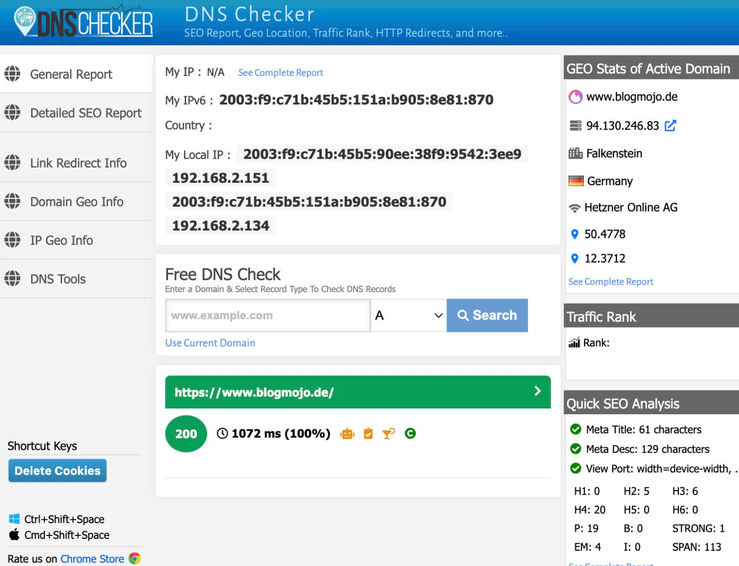 DNS Checker