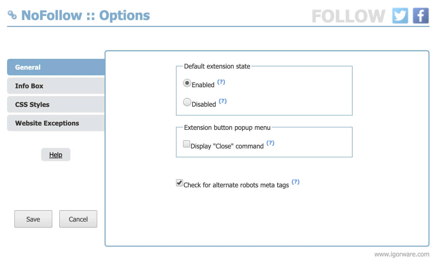 NoFollow Simple