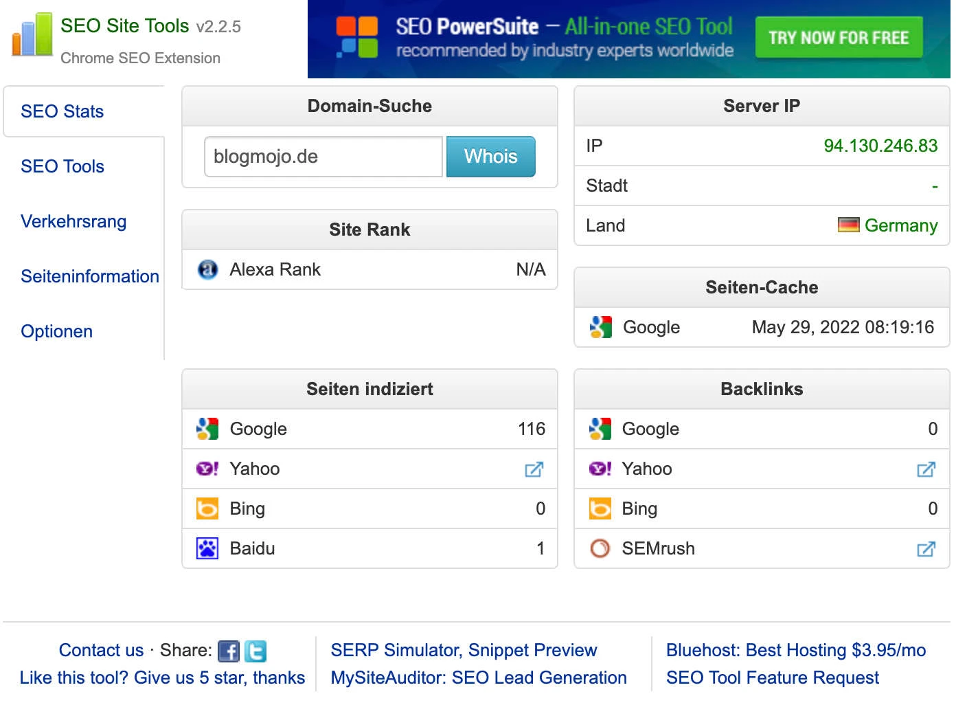SEO Site Tools