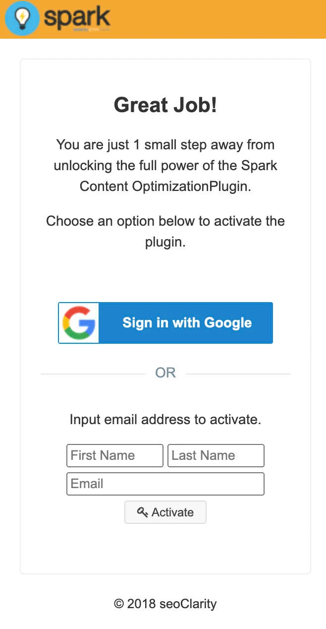 Spark SEO by seoClarity