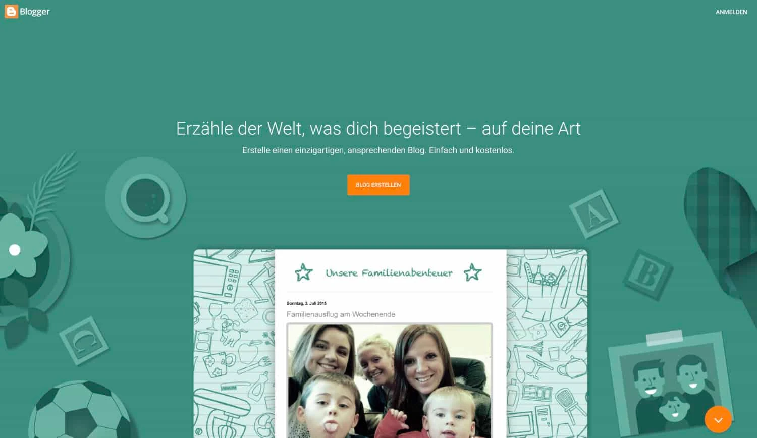 Blogger.com Blog-Plattform von Google
