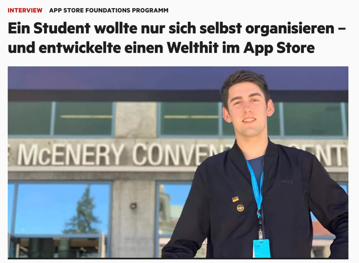 App programmieren Erfolgsbeispiel