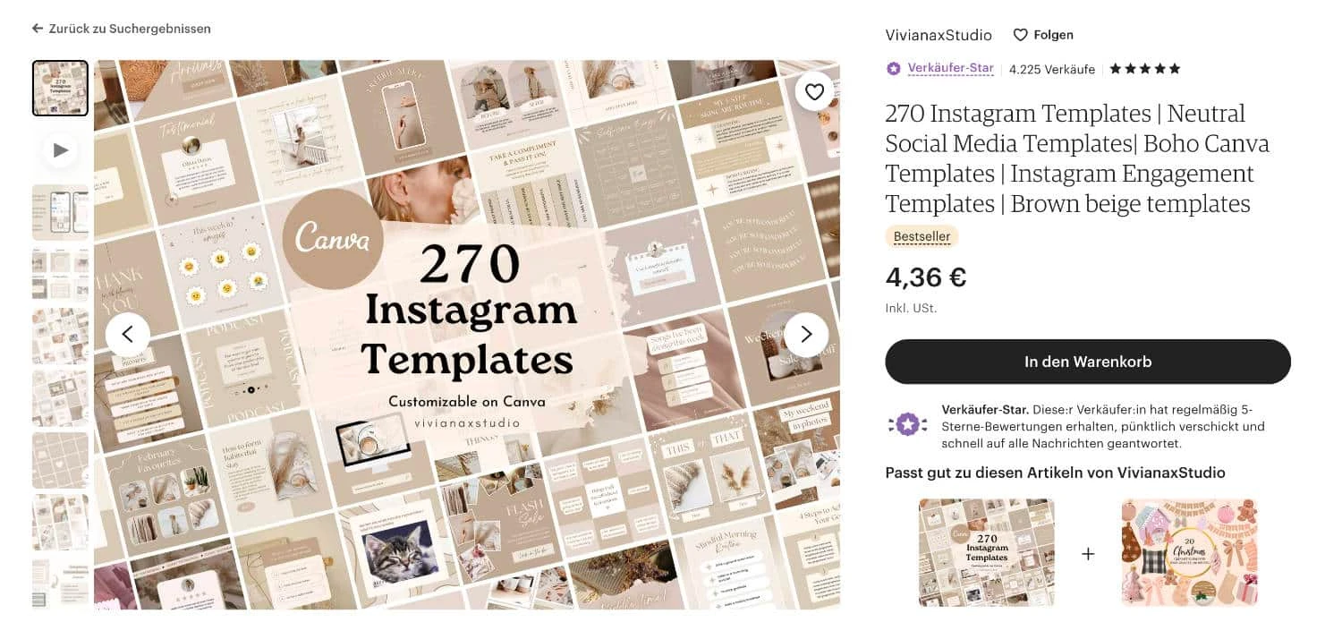 Canva Design Vorlage