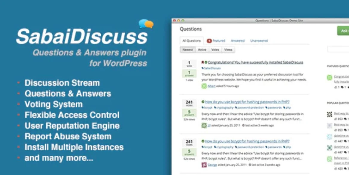 Sabai Discuss Plugin