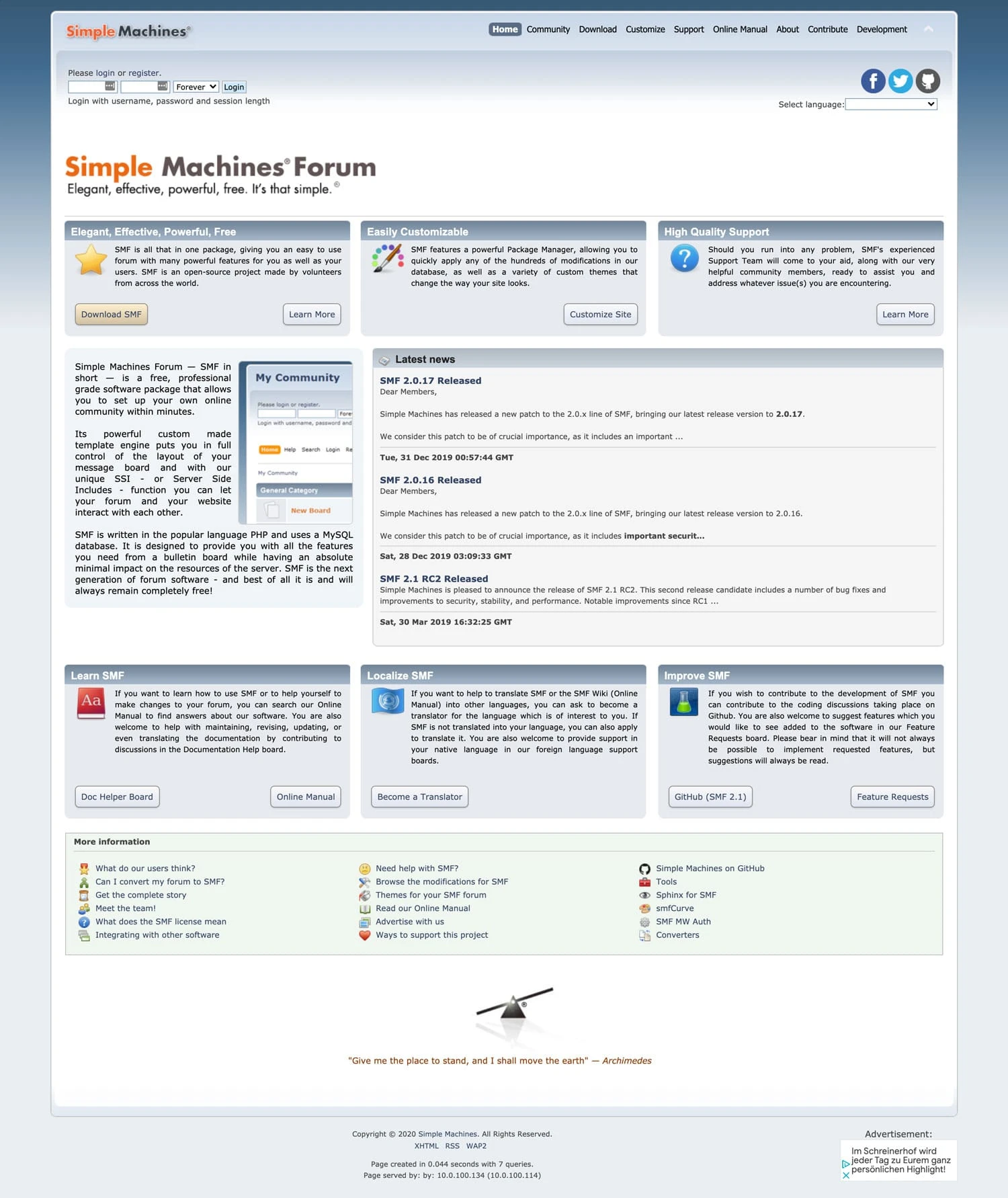 Simple Machines Forum