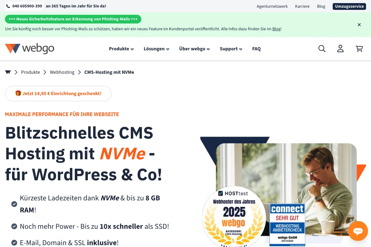 webgo CMS Pro SSD