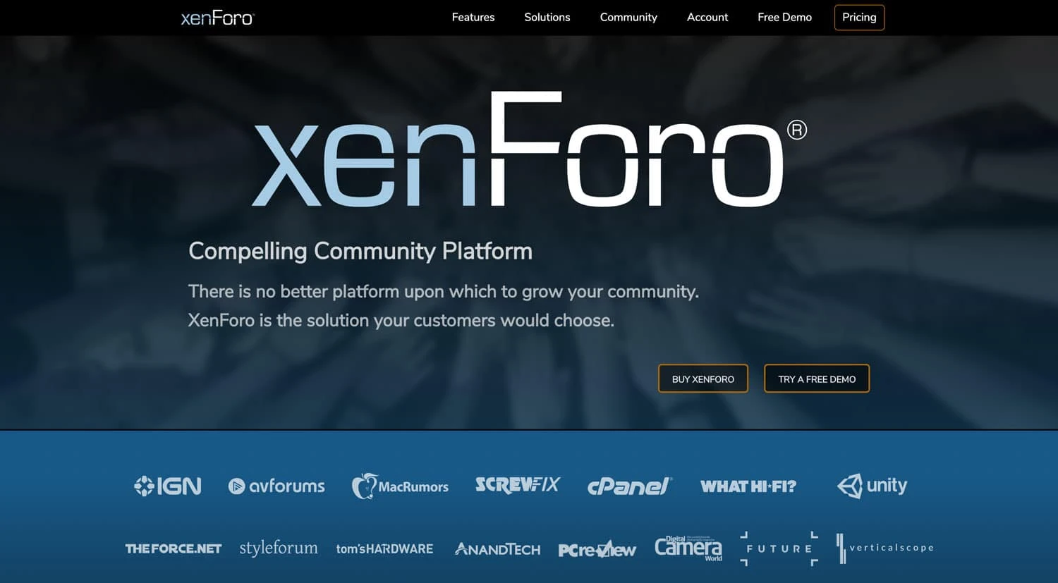 xenForo Screenshot