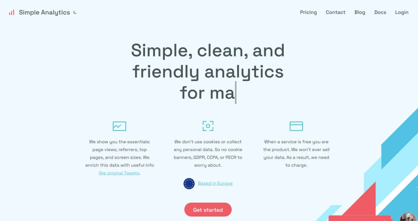 Simple Analytics ist ein sehr aufgeräumtes Analyse-Tool, das sich außerdem an strengen Datenschutz hält