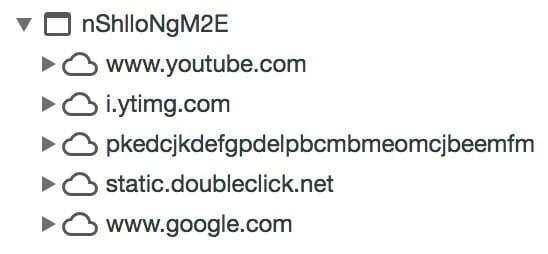 Standard YouTube-Embed in den Chrome Developer Tools