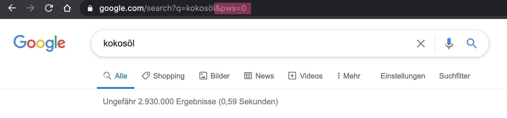 URL-Modifikatoren bei Google