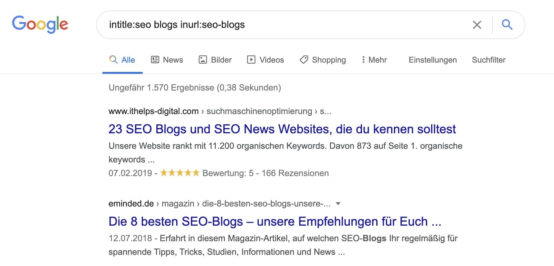 Suchbefehl, um Round-up-Posts zu einem Thema zu finden