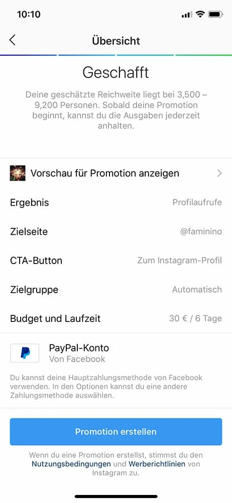 instagram follower gewinnen instagram anzeigen freigeben