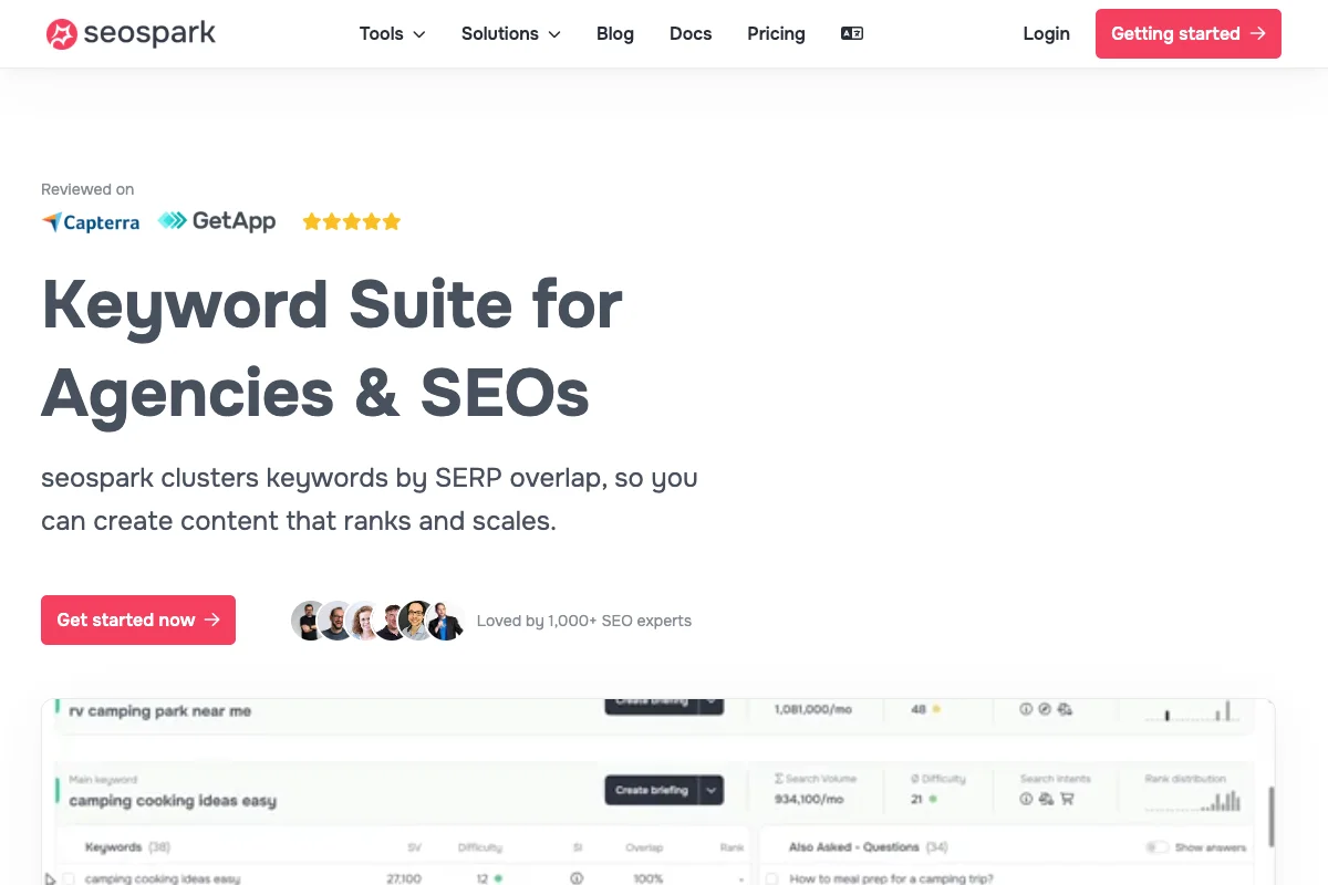seospark (ehemals Hypersuggest) zur Autocomplete-Keyword-Recherche
