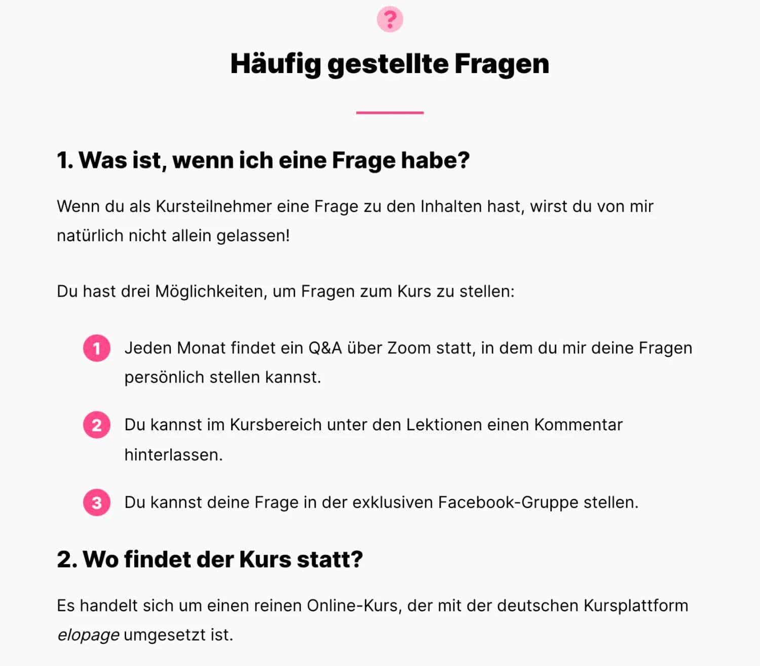 FAQ