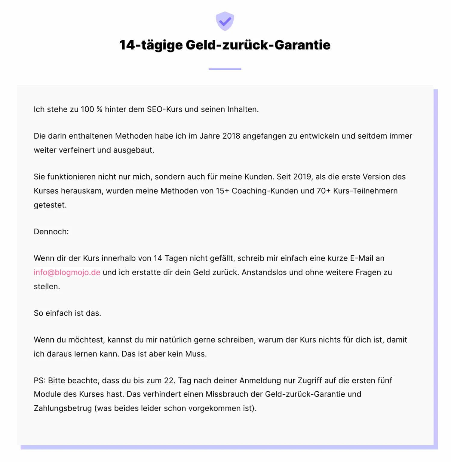 Garantie