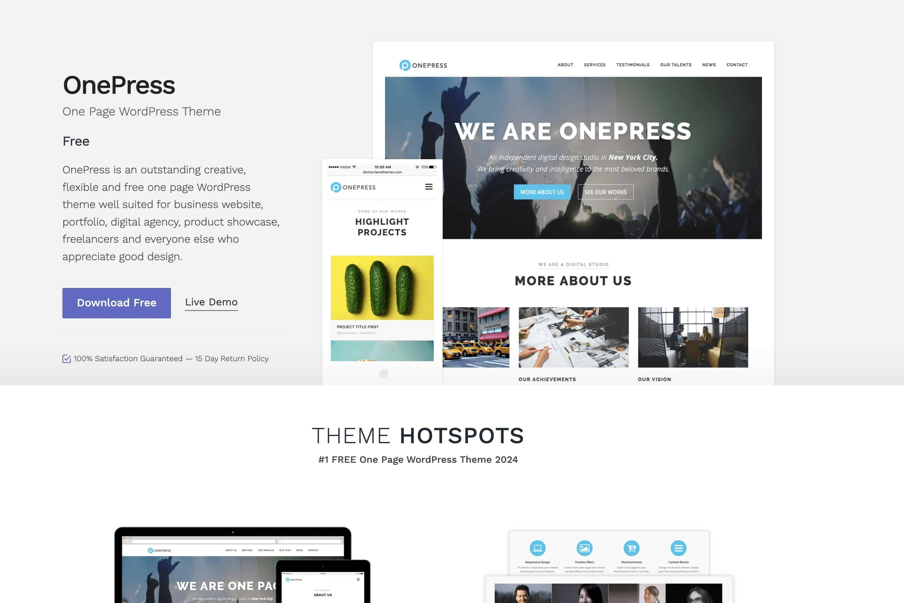OnePress Theme