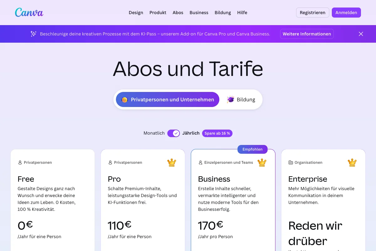 Canva als Photoshop-Alternative für Grafik-Design