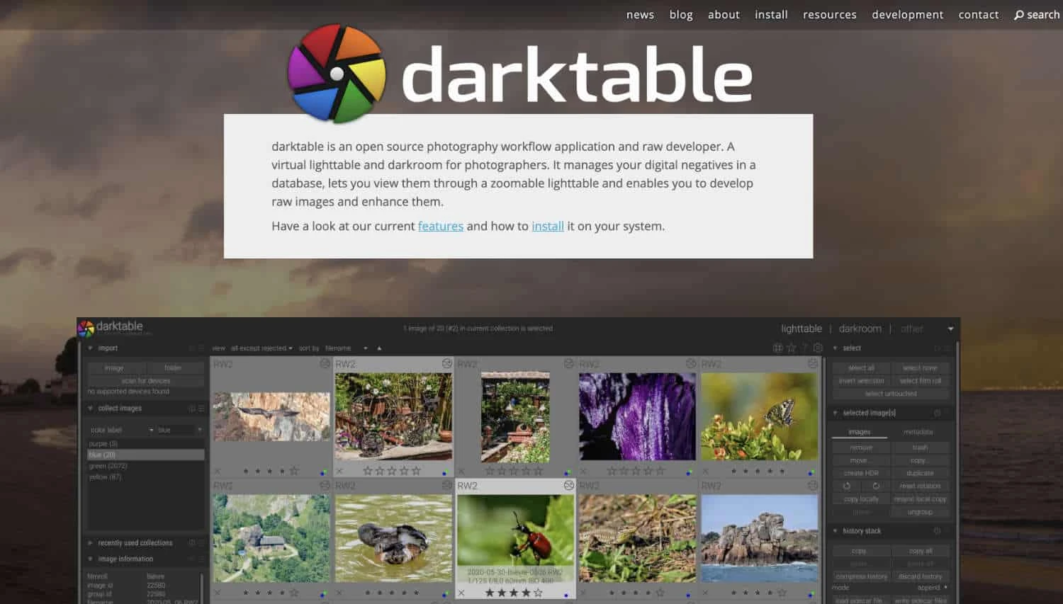 Darktable als kostenlose Open-Source-Alternative für RAW-Bearbeitung