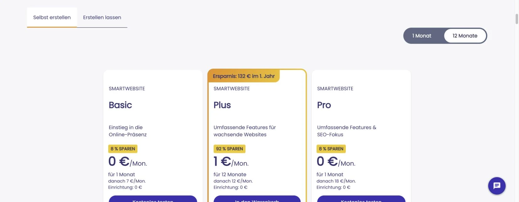 STRATO SmartWebsite-Tarife im Juli 2026