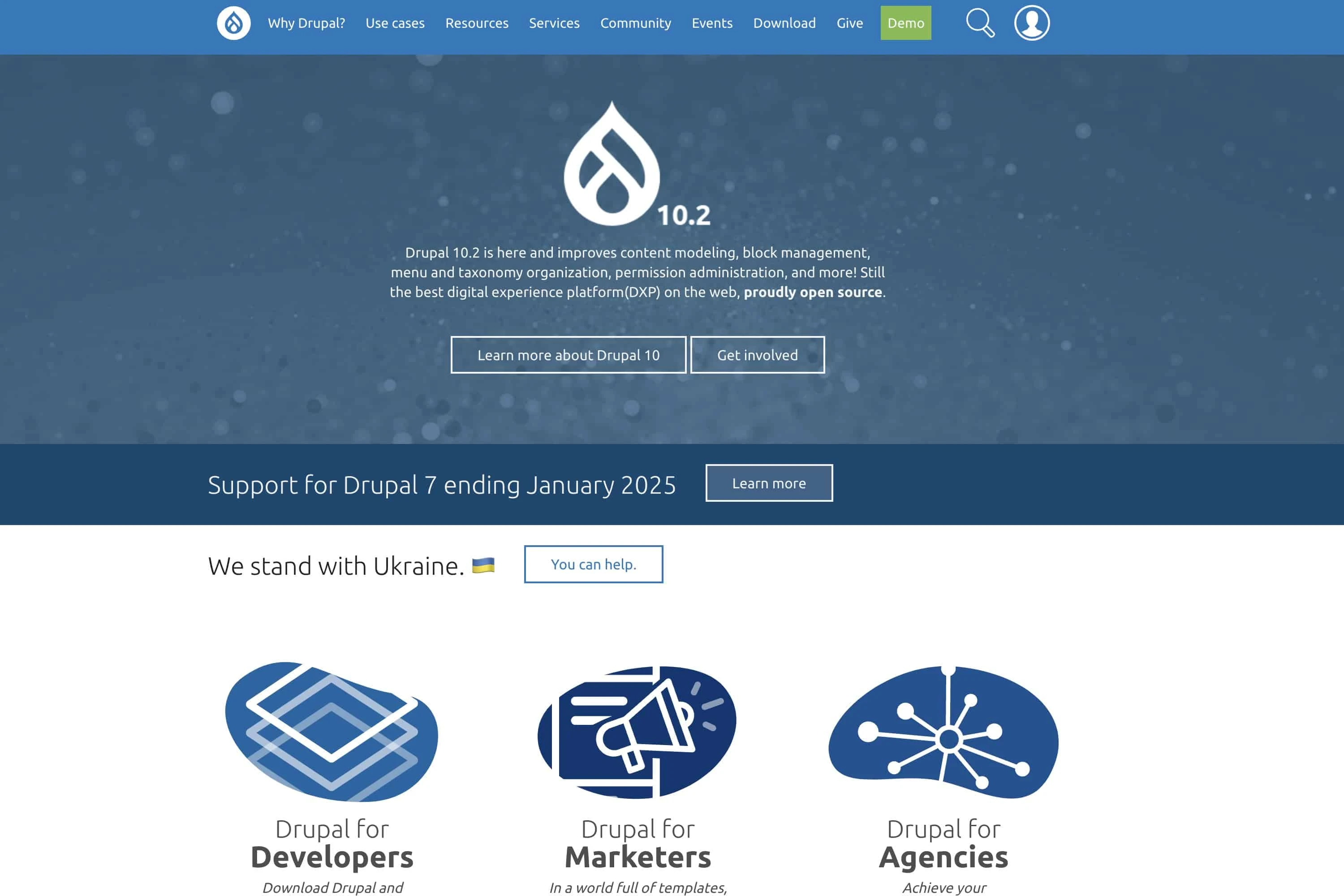 Drupal ist eine WordPress Alternative, die vor allem durch ihrer Sicherheit positiv beeindruckt