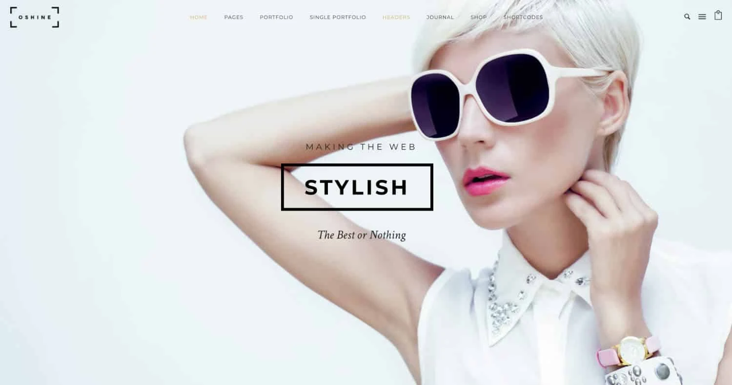 Oshine Theme