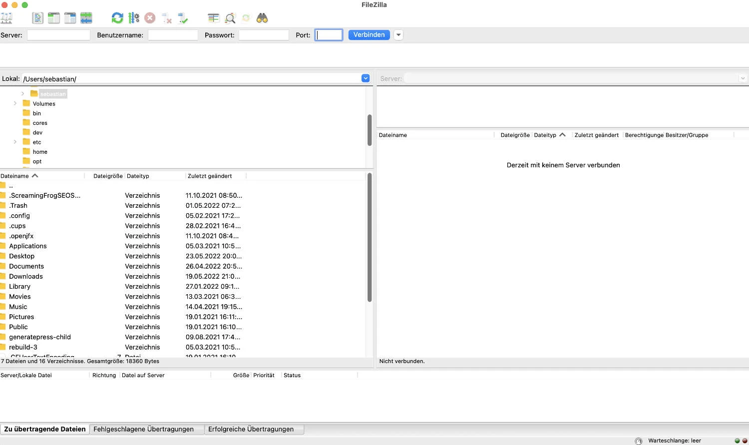 SFTP und SSH
