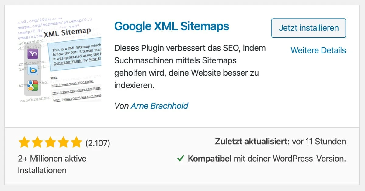 Google XML Sitemaps WordPress-Plugin
