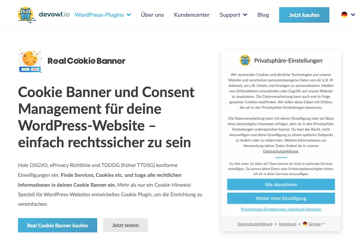 Real Cookie Banner