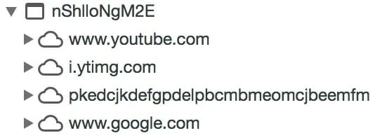 YouTube-Embed mit erweitertem Datenschutzmodus in Chrome Developer Tools