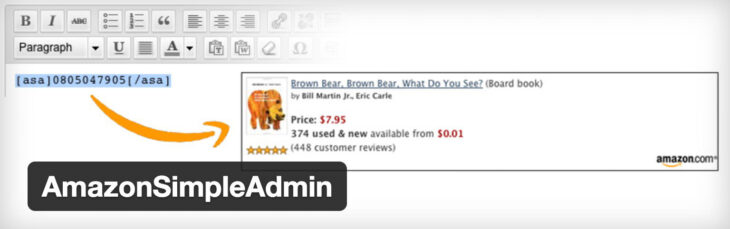 WordPress Amazon Plugin AmazonSimpleAdmin