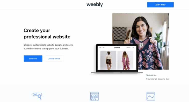 Weebly Testergebnis im Überblick