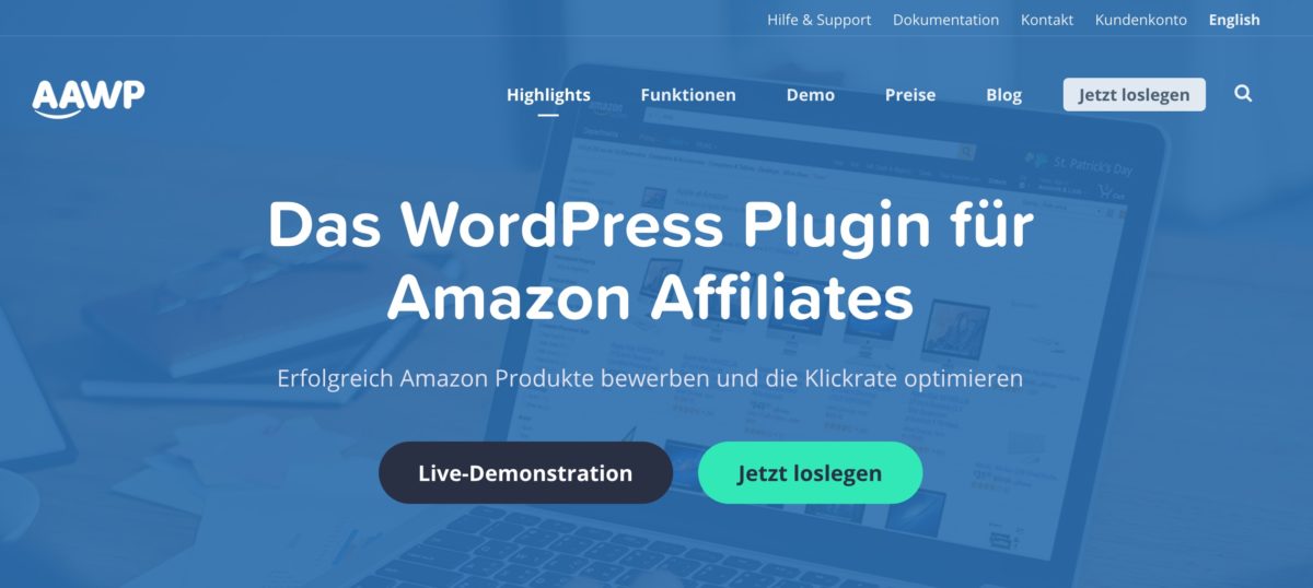 AAWP (plugin WordPress pour affiliés Amazon)