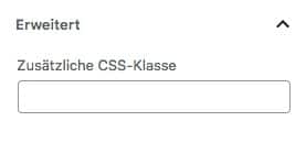 Zusätzliche CSS-Klasse für Blöcke