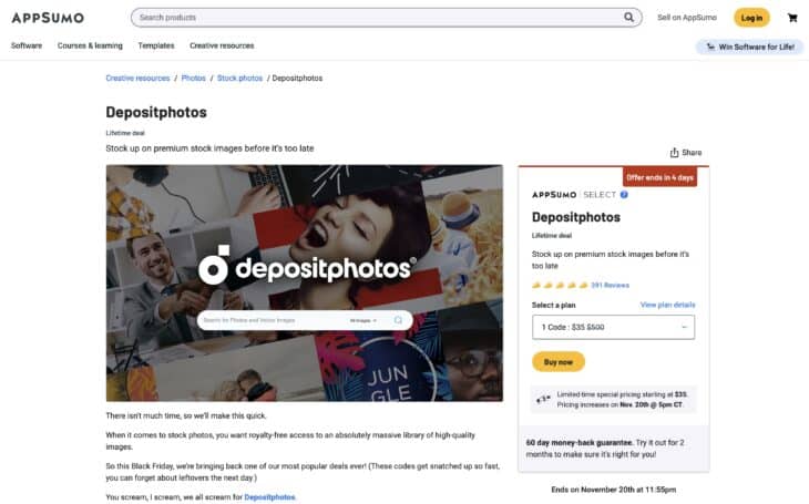 Depositphotos Black Friday 2022