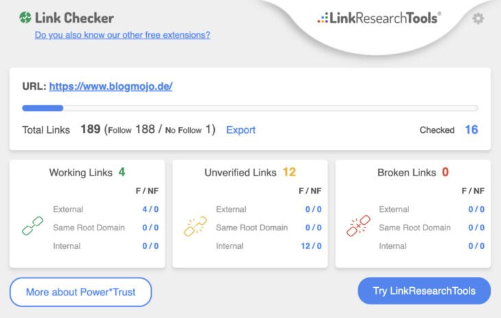 Free BAcklink Checker