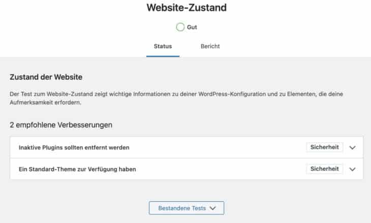 Inaktive Plugins bieten eine Angriffsfläche für Hacker. Lösche sie.