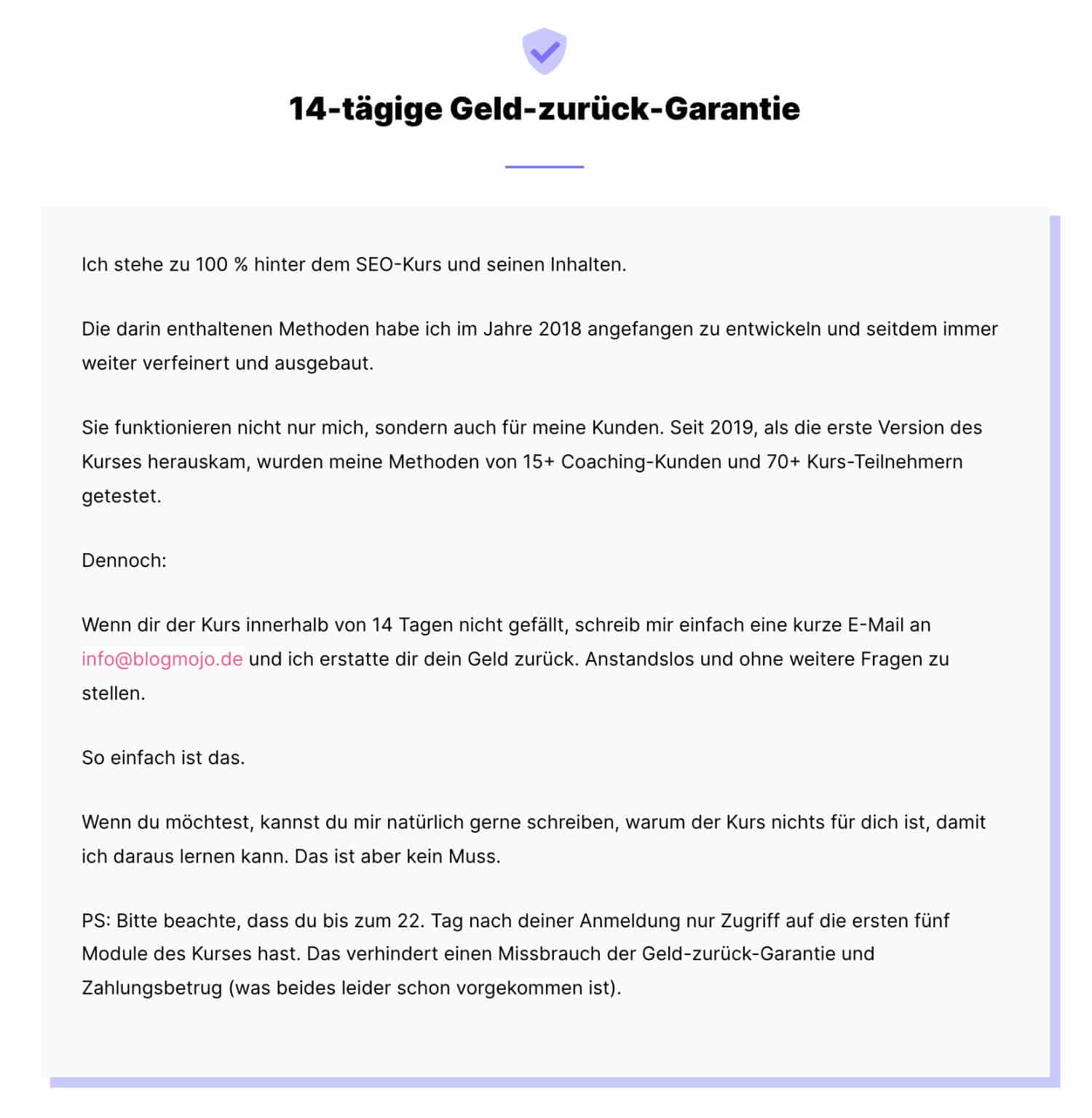 Garantie