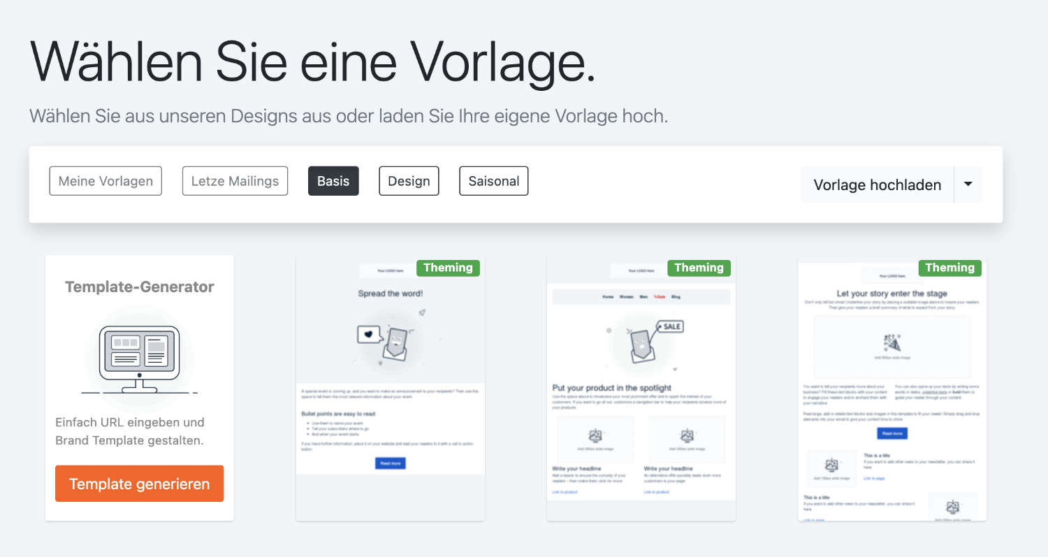 Newsletter Willkommensserie