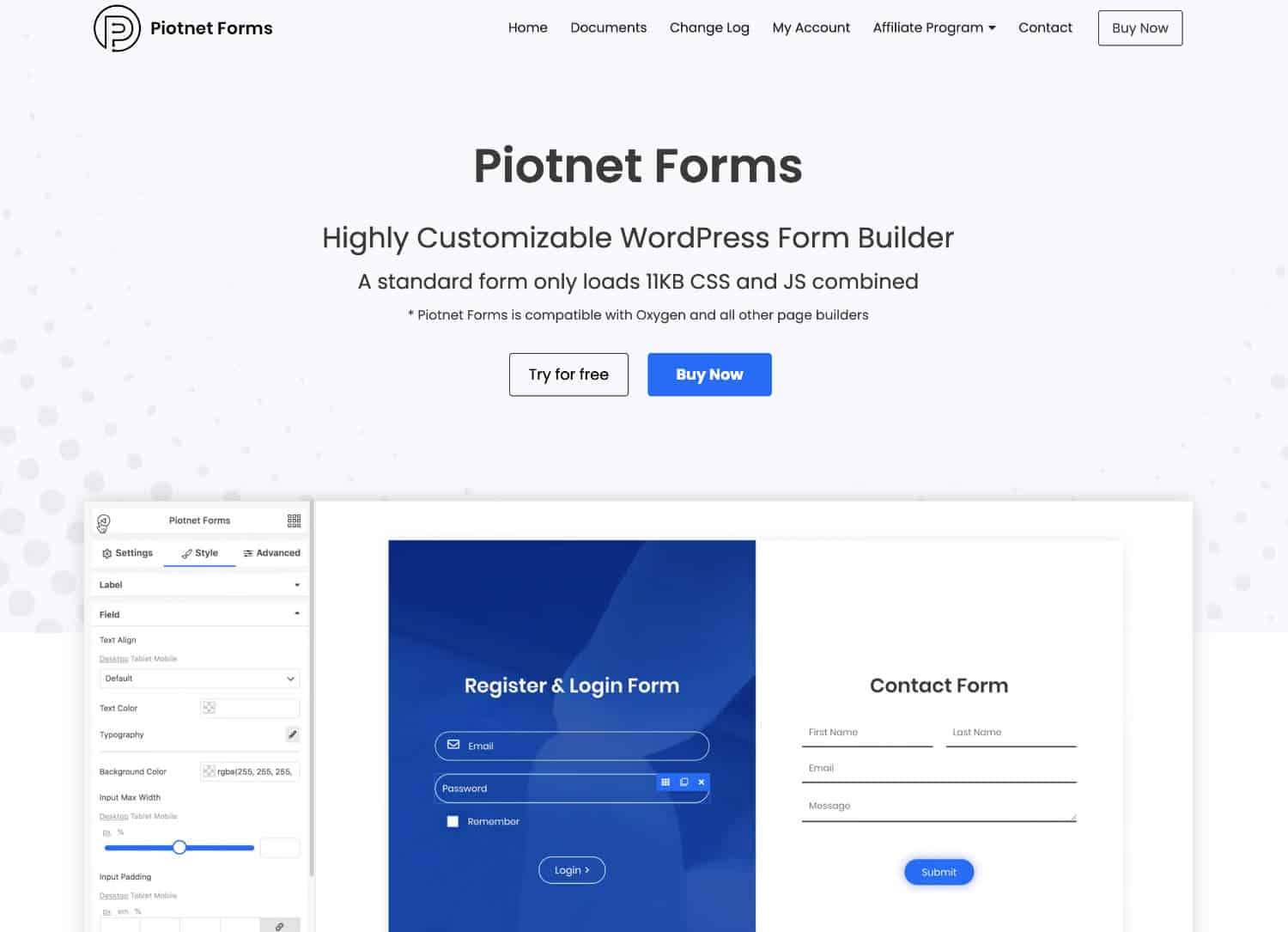 Piotnet Forms