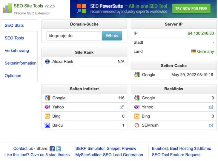 SEO Site Tools
