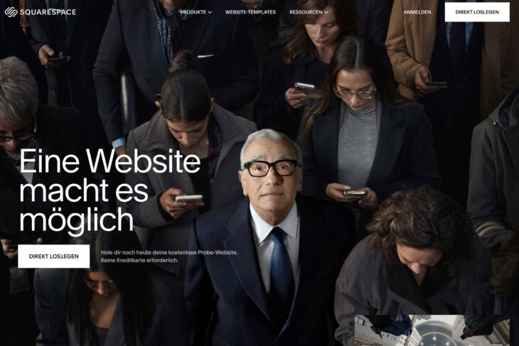 Squarespace Business Testergebnis im Überblick