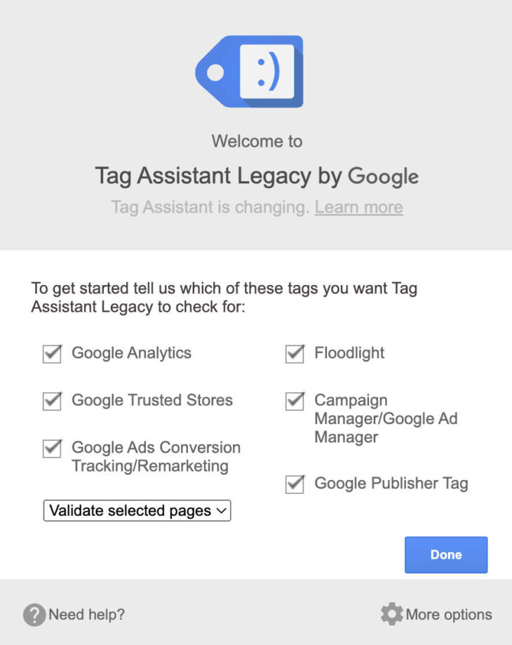 Tag Assistenet