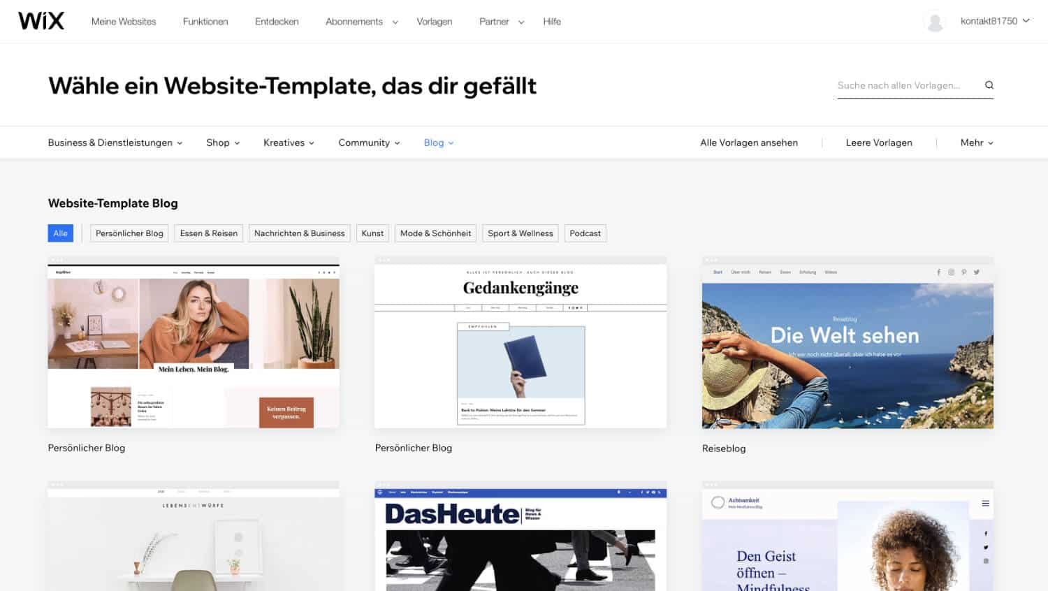 WIX Editor